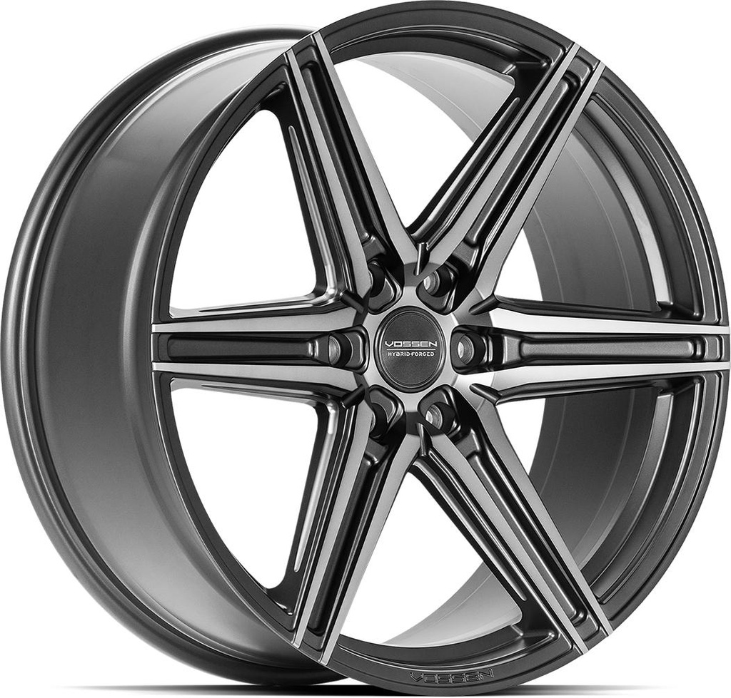 VOSSEN HF6.2 TINTED MATT GUN METAL 9.5x22 6/135 ET20 CB87.1