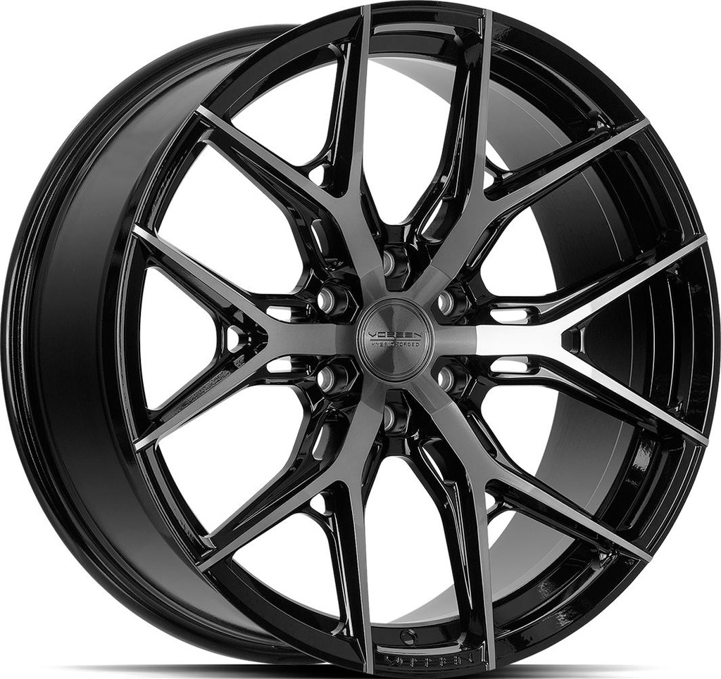 VOSSEN HF6.4 TINTED GLOSS BLACK 10x20 6/135 ET-18 CB87.1