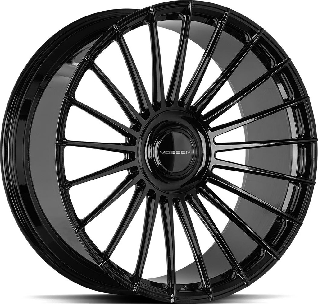 VOSSEN HF8 GLOSS BLACK 9.5x22 6/135 ET20 CB87.1