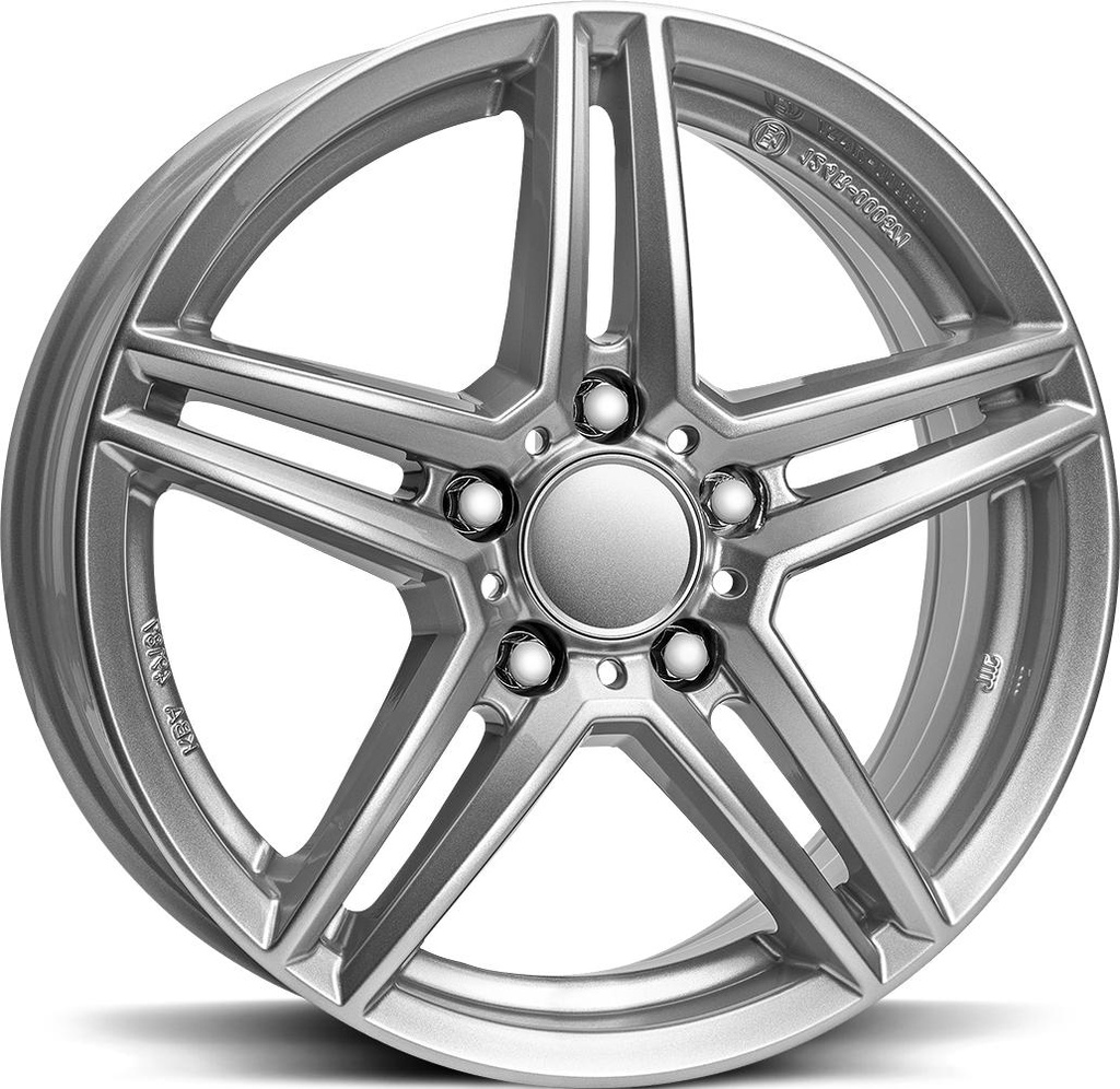 RIAL M10 POLAR SILV 7x17 5/112 ET46.4 CB66.6