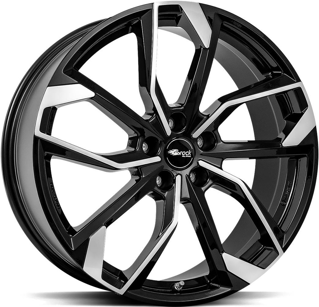 BROCK RC34 BLACK FULL POL 8.5x18 5/112 ET52 CB66.6