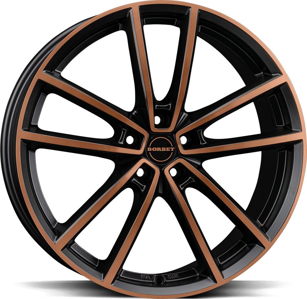 BORBET W BLACK COPPER POL MATT 8x18 5/112 ET48 CB66.6