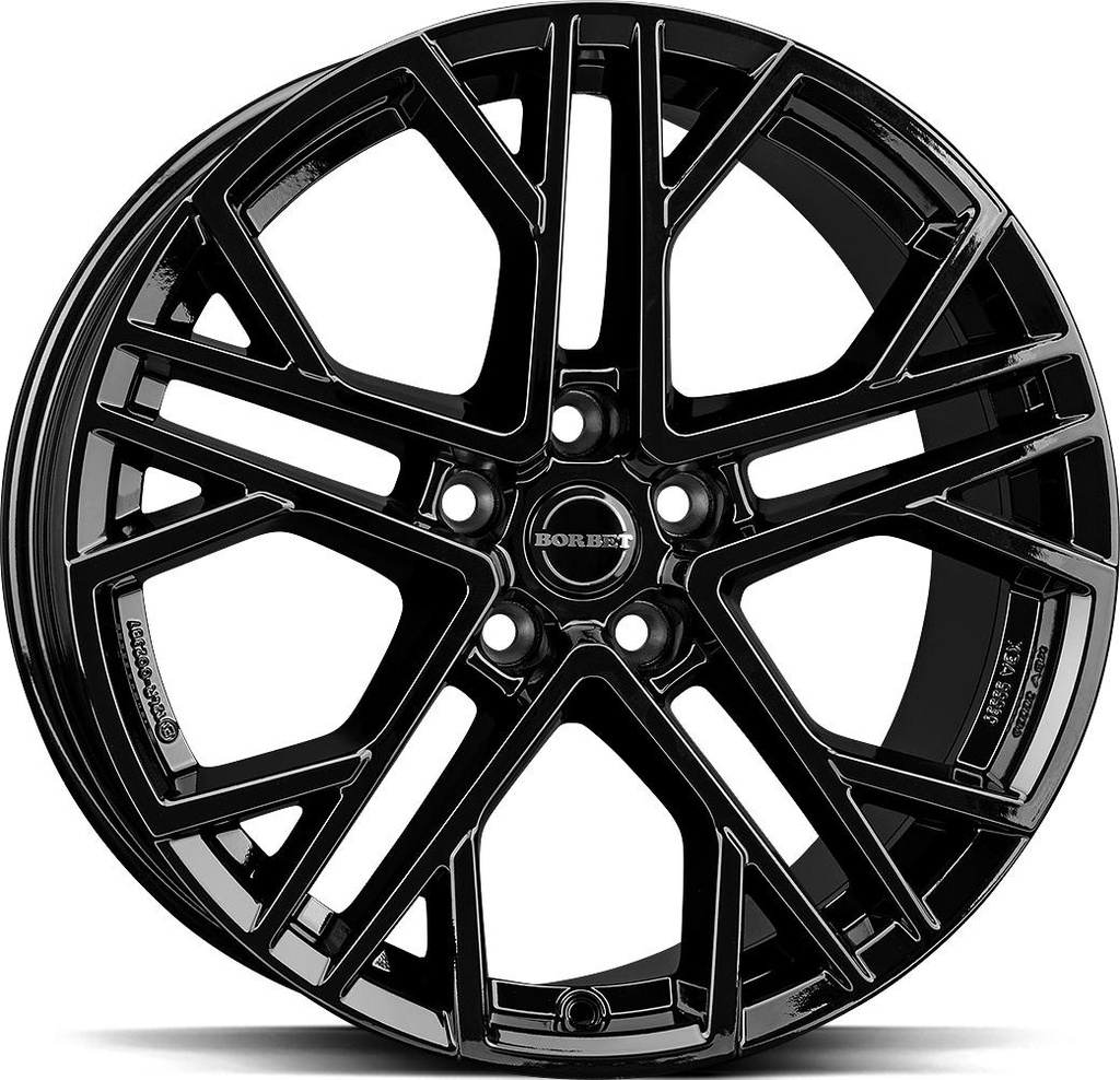 BORBET XV BLACK GLOSS 9.5x19 5/114.3 ET45 CB64.2