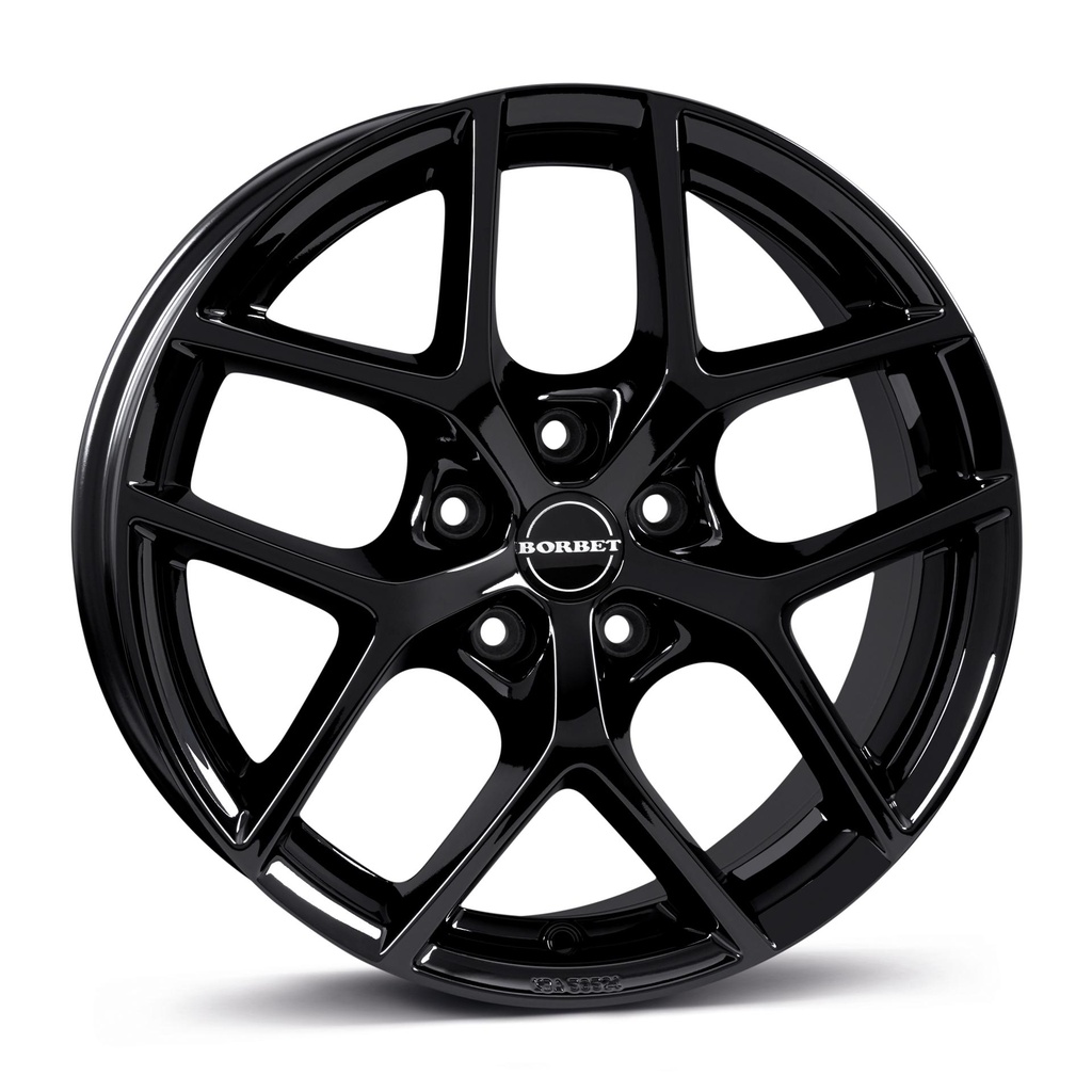 BORBET Y BLACK GLOSS 7.5x17 5/108 ET45 CB72.5
