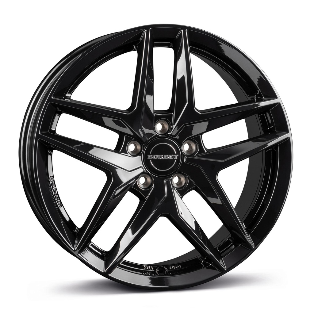 BORBET Z BLACK GLOSS 7x17 5/112 ET44.5 CB66.6