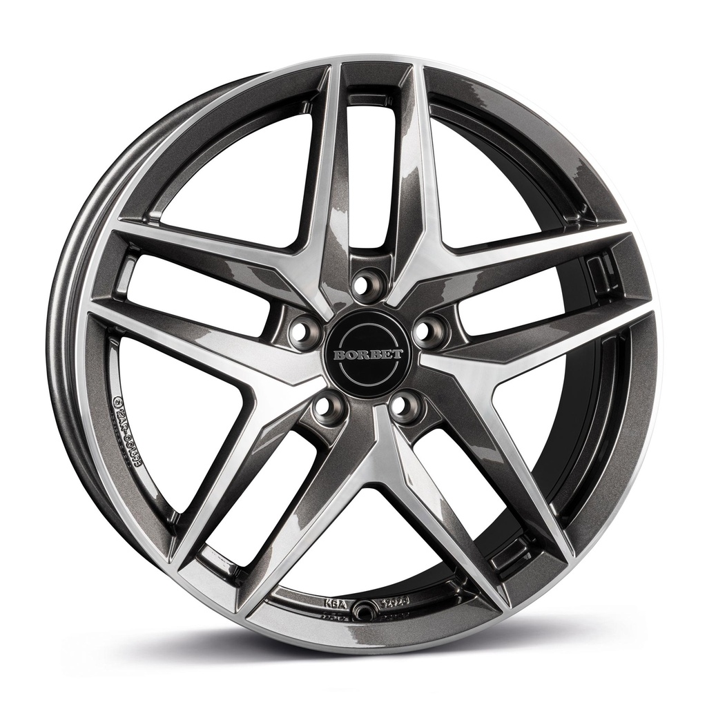 BORBET Z MIST ANTRACITE GLOSS POL 8x19 5/112 ET39 CB66.6