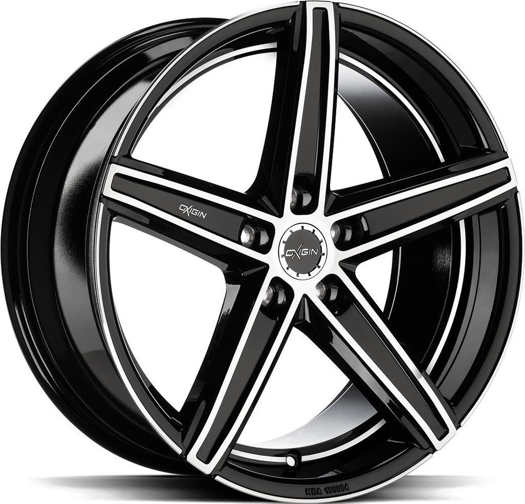 OXGIN EVOLUTION BLACK FULL POL 10.5x21 5/112 ET44 CB66.6