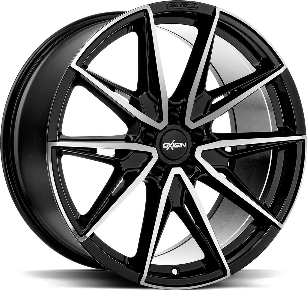 OXGIN 30 OXHEAT BLACK FULL POL 9.5x19 5/112 ET45 CB66.6