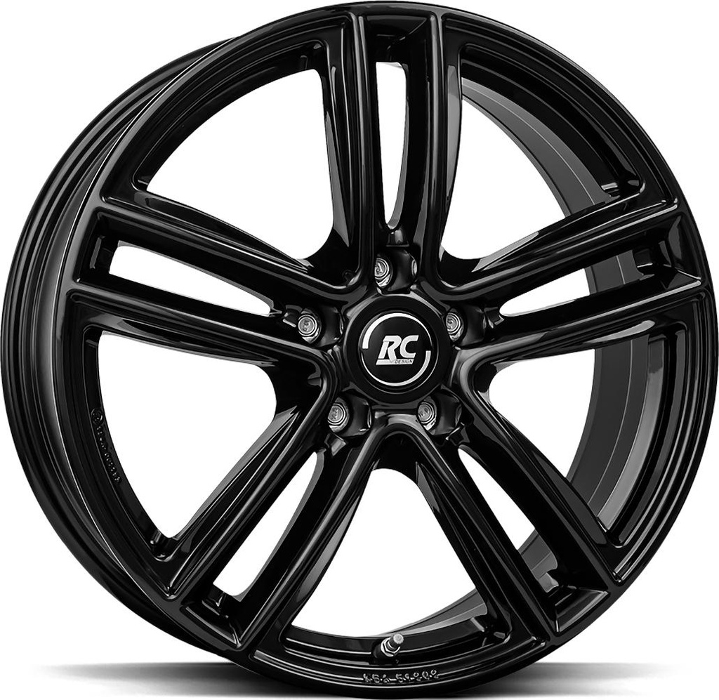 BROCK RC27 SHINY BLACK 7.5x17 5/108 ET37 CB65.1