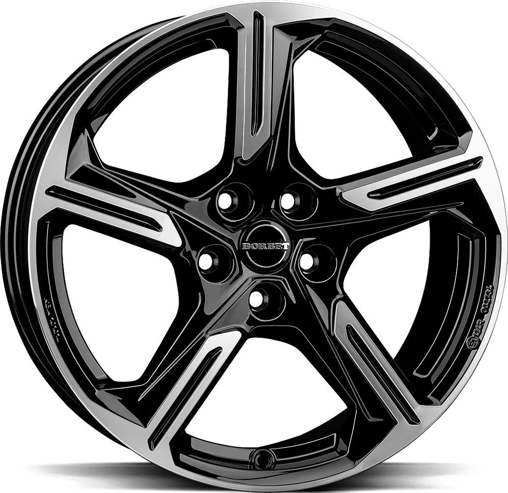 BORBET XE1 BLACK POL 8x18 5/112 ET54 CB66.6