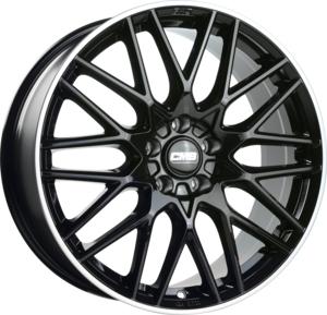 CMS C25 DIAMOND RIM BLACK GLOSS 7.5x18 5/112 ET25 CB66.5