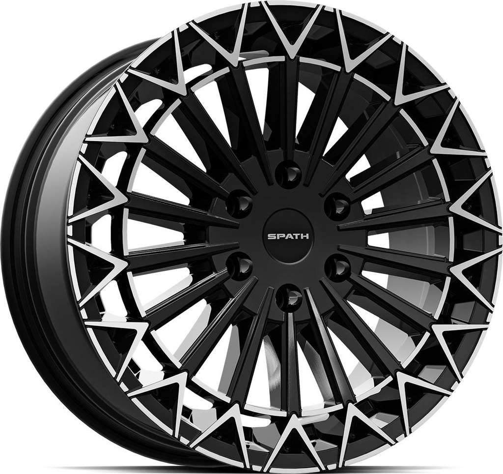 SPATH SP53 H BLACK SPECIAL LIP POL 8x18 6/120 ET45 CB74.6