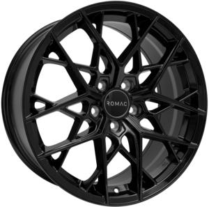 ROMAC VORTEX GLOSS BLACK 8.5x20 5/108 ET45 CB73.1