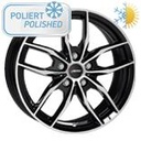 AUTEC BAVARIS GLOSS BLACK POLISHED 8x19 5/112 ET30 CB66.6