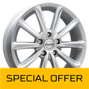 MEGA WHEELS VIRGO SILVER 6.5x16 5/108 ET40 CB73.2