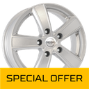 MEGA WHEELS HERCULES 5 SILVER 7x17 5/120 ET50 CB65.1