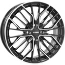 IT WHEELS TIARA 4 BLACK POLISHED 7x17 4/100 ET38 CB73.1