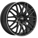 CMS C25 GLOSS BLACK POLISHED LIP 7x17 4/100 ET45 CB67.1