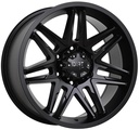 STATUSFÄLGAR D62 FLATBLACK 9x18 6/139.7 ET25 CB106.1