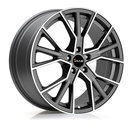 AVUS AF18 DULL ANTHRACITE POLISH 9x20 5/112 ET25 CB66.4