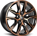 RONAL R71 JET BLACK COPPER MATT FRONT CU 9.5x21 5/130 ET52 CB71.6