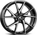 ALUTEC ADX.01 DIAM BLACK POL 7x17 4/100 ET45 CB63.4