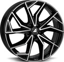 ALUTEC ADX.02 DIAM BLACK POL 8x20 5/112 ET40 CB57.1