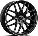 GMP BERGHEM BLACK DIAM LIP 9.5x20 5/112 ET50 CB66.6