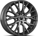GMP BOOSTER GLOSS ANTHRACITE 8x19 5/130 ET50 CB78.1