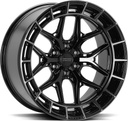 VOSSEN HFX1 TINTED GLOSS BLACK 10x22 6/139.7 ET-18 CB106.1