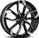 BROCK RC34 BLACK FULL POL 7x18 5/112 ET22 CB66.5