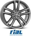 RIAL X10 METAL GREY 7.5x17 5/120 ET43 CB72.6