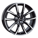 AUTEC ASTANA BLACK POLISHED 7x17 5/108 ET42 CB65.1