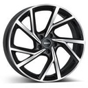 MAK KASSEL BLK/POL 7.5x18 5/100 ET39 CB57.1
