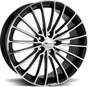 BROCK B24 BLACK FULL POLISH 7x17 4/98 ET35 CB58.1