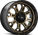 R-SERIES R12 POL BRONZE-BLACK 9.5x20 6/139.7 ET15 CB106.1